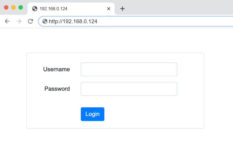 192.168.0.124 router login